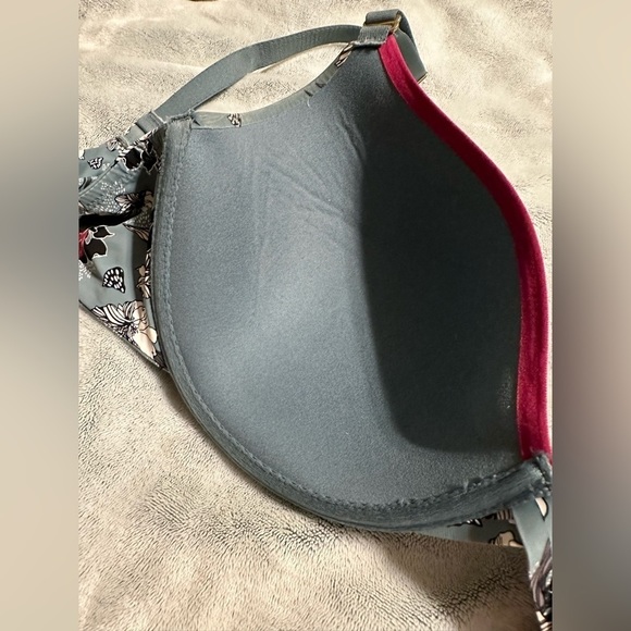 Soma Memorable Pipe Full Coverage Bra Womens 36DD Kimono Floral Atlantic - Picture 7 of 8